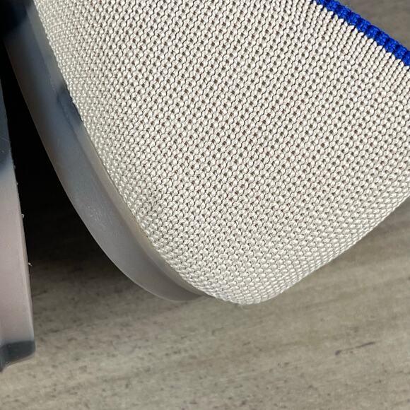 Rothy's The Flat in Ecru Womens 9 Creamy Beige Tortoise Outsole Round Toe - Picture 10 of 16